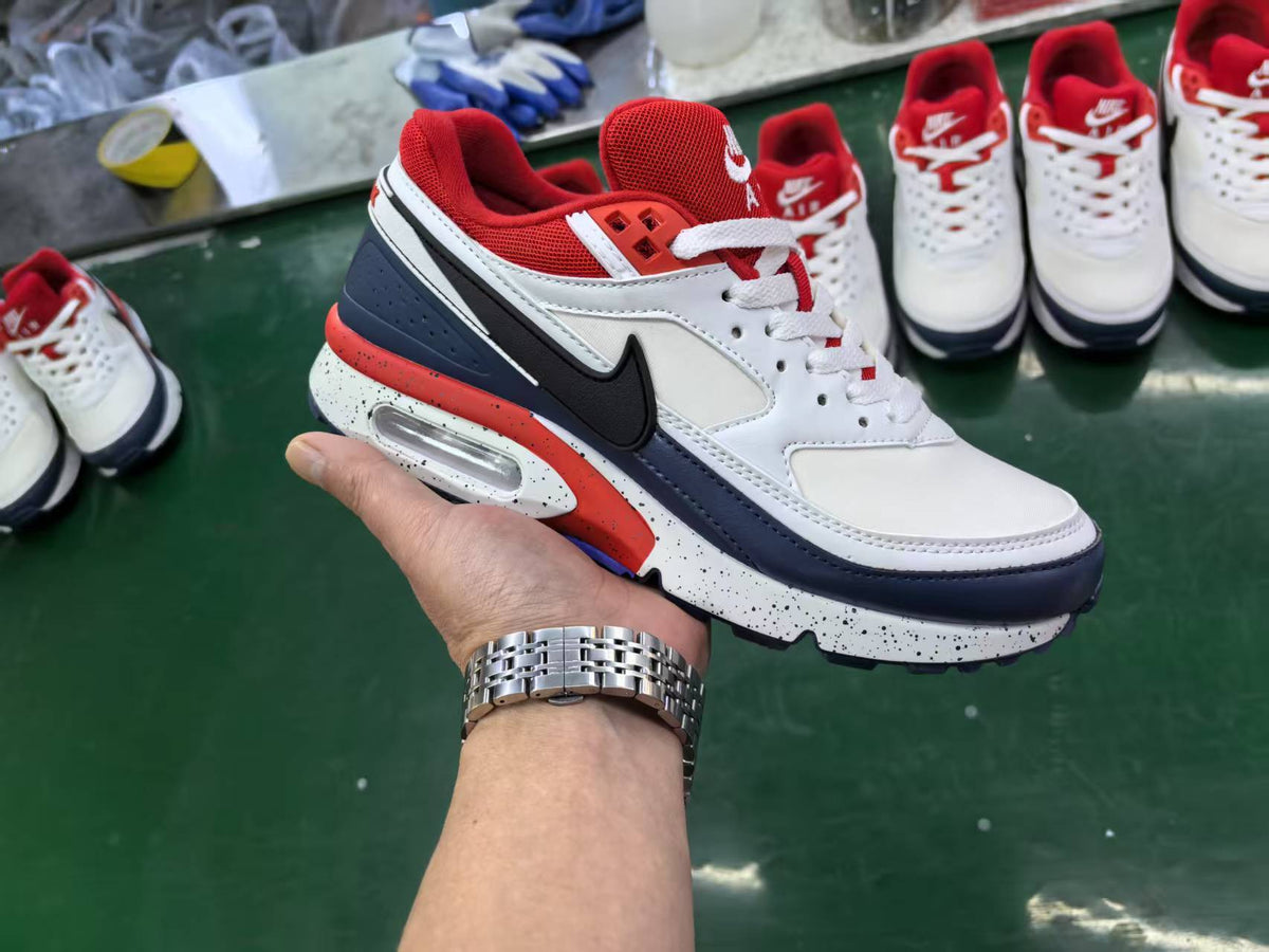 Nike Air Max BW Sneakers White Navy Red