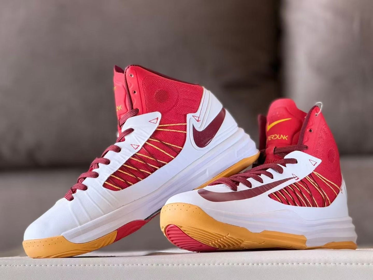Nike Hyperdunk 2012 China Team Basketball Shoes Red White
