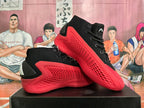 Adidas Basketball Shoes, Black and Red High-Top