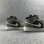 Air Jordan 1 Mid SE GS Leopard Sneakers BQ6931-021