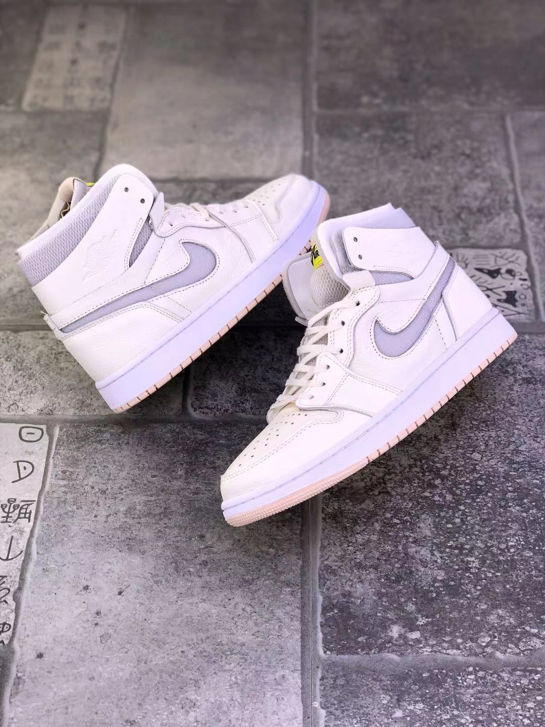 Jordan AJ1 High-Top Sneakers Pearl White CT0979-107