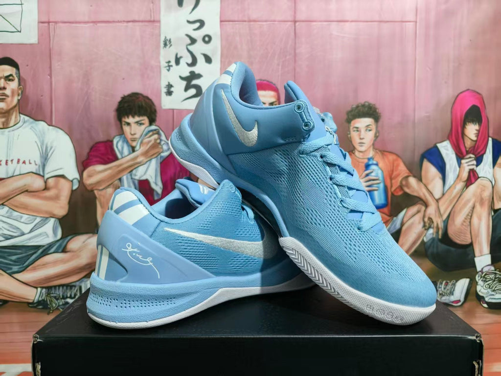 Nike Kobe 8 Basketball Shoes in Blue and White