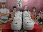Nike Air More Uptempo White Deep Blue Sneakers