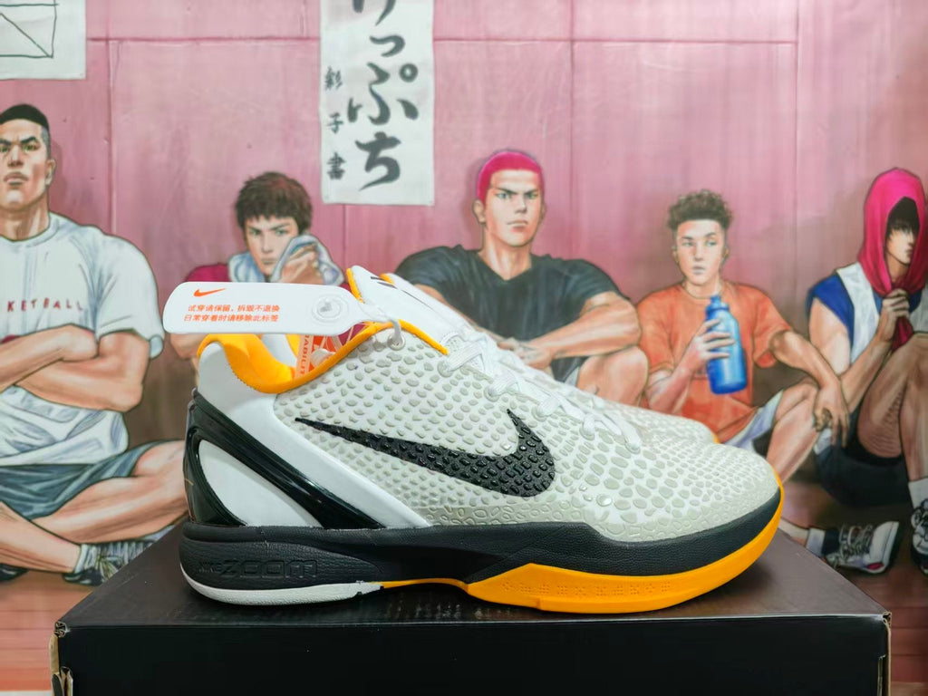 Nike Kobe 6 Protro Playoff Basketball Shoes White Black