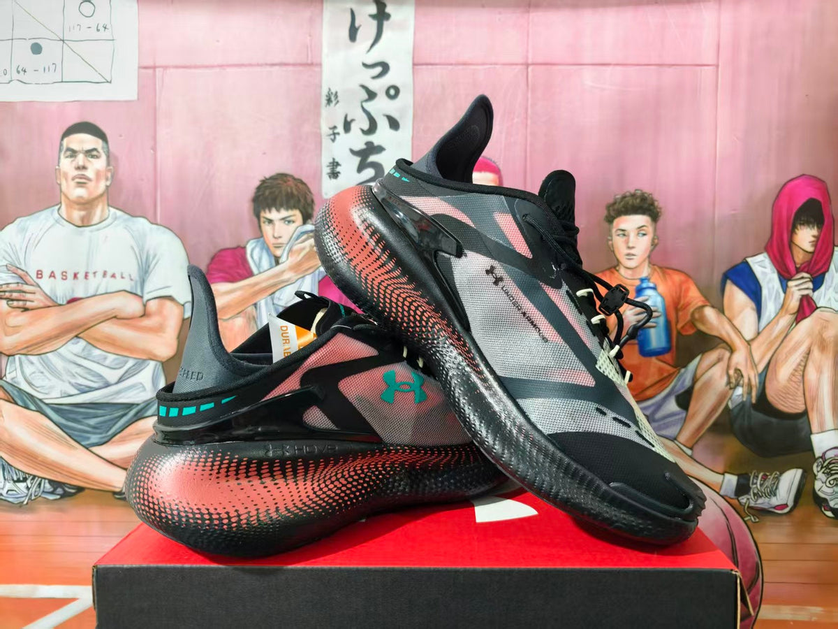 Under Armour Black Pink Basketball Sneakers