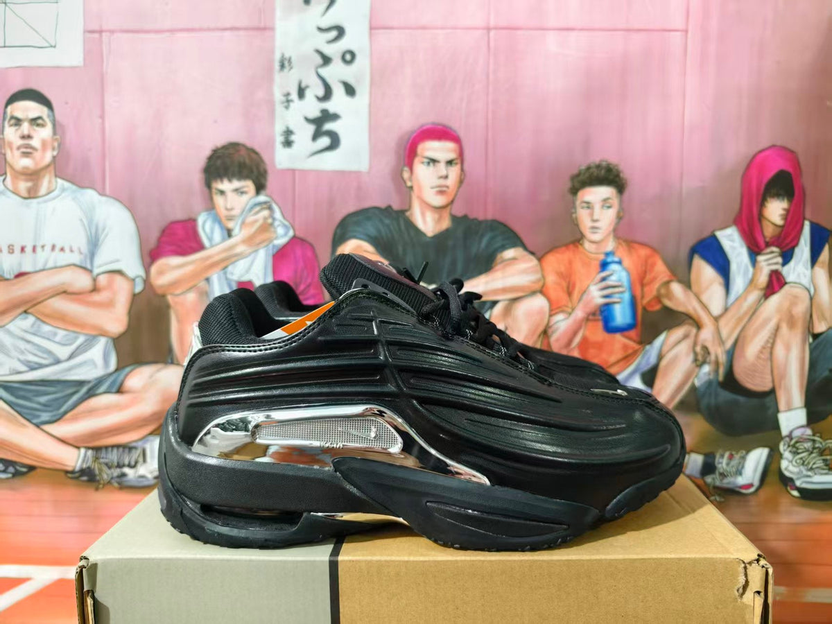 Black and Silver Basketball Sneakers