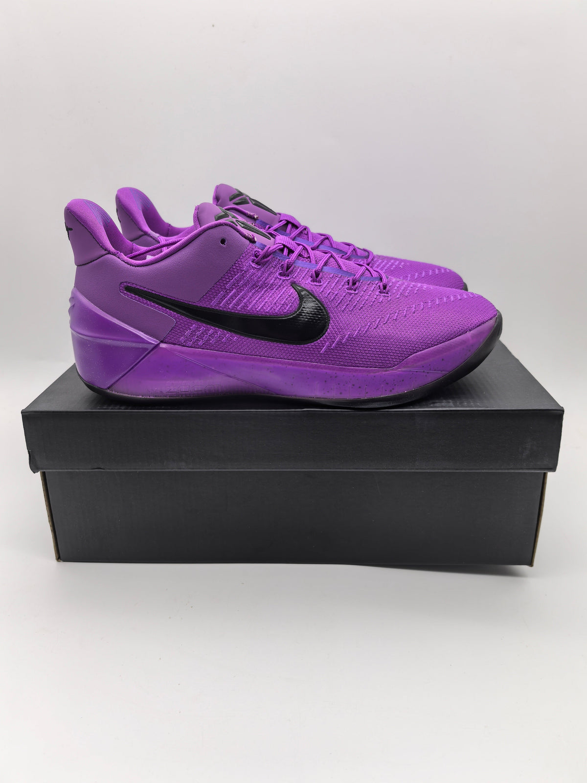 Nike Purple Basketball Sneakers with Black Swoosh