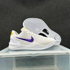Nike Basketball Sneakers White Purple Yellow