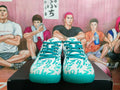 Nike Basketball Sneakers Lake Green and White