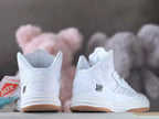 Nike HD2012 Kids Basketball Shoes, White and Gum