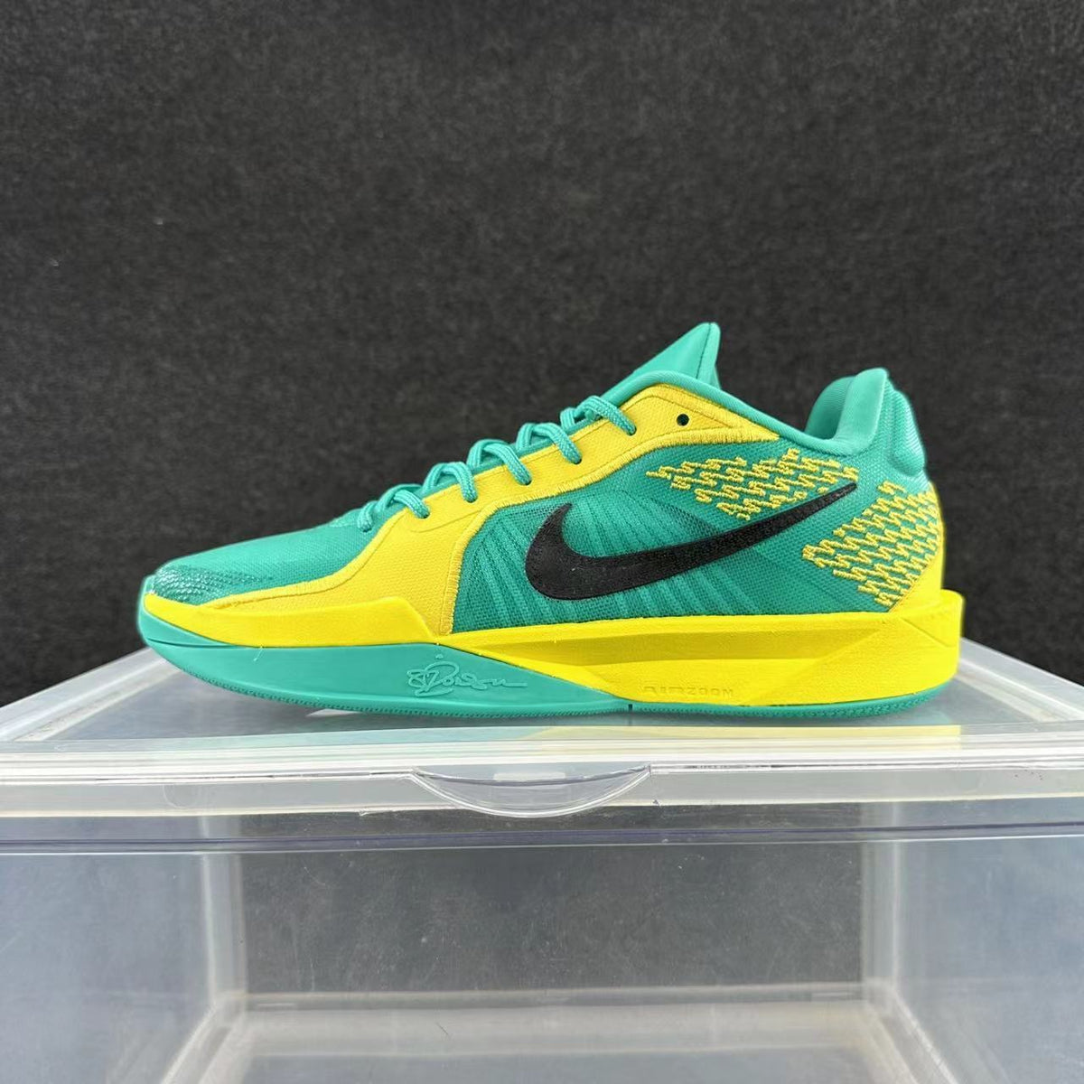 Nike Basketball Shoes in Turquoise, Yellow and Black