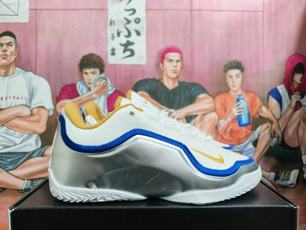 Nike LeBron 21 White Blue Basketball Shoes