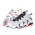 Nike Gray White Red Basketball Sneakers