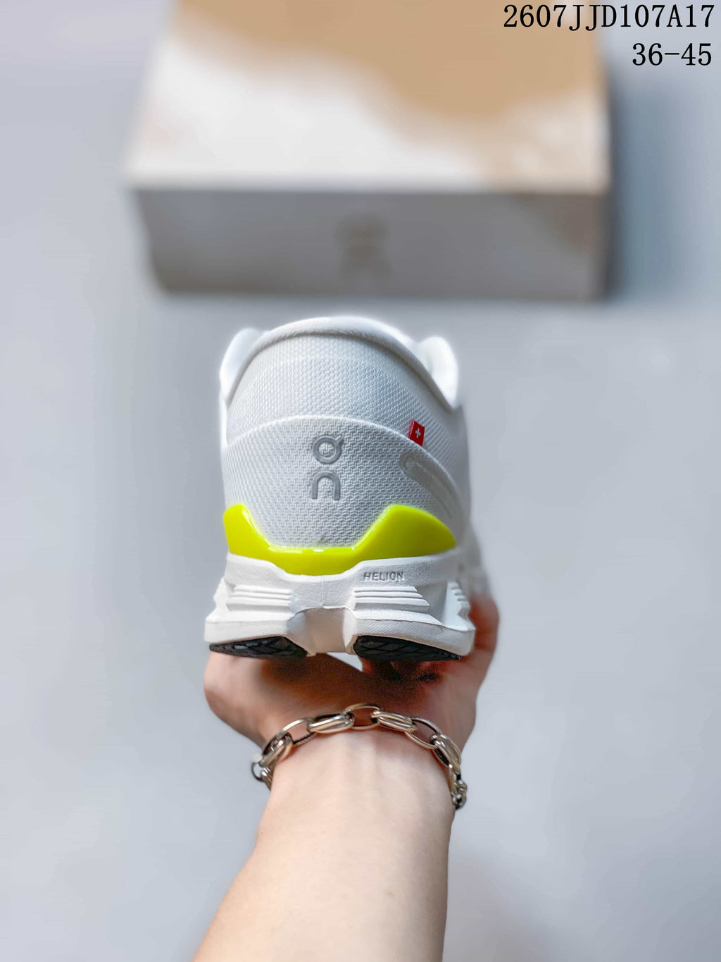 On Running Cloud X 4 AD White Lime Sneakers 2607JJD107A17