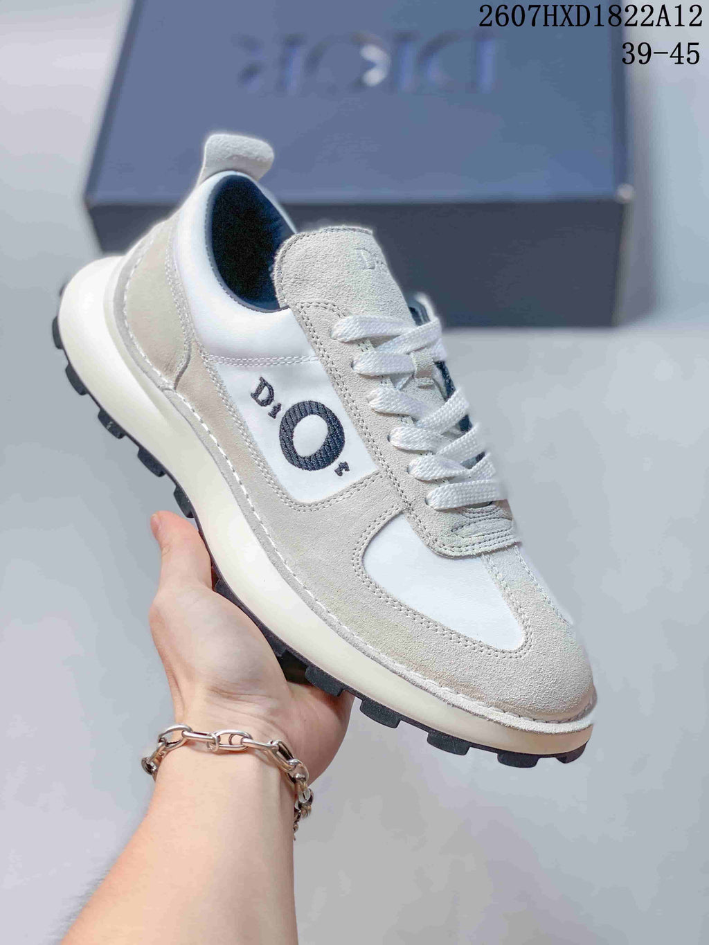 Dior Squash Retro Suede Sneakers White Style 2607HXD1822A12