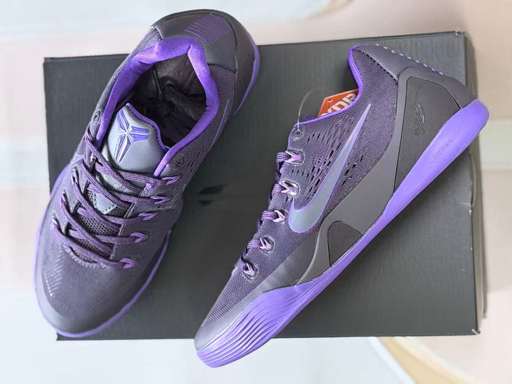 Nike Kobe 9 Basketball Shoes Black Purple IH1401-500