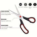 3pcs Sharp Stainless Steel Scissors Multipurpose Comfort Grip