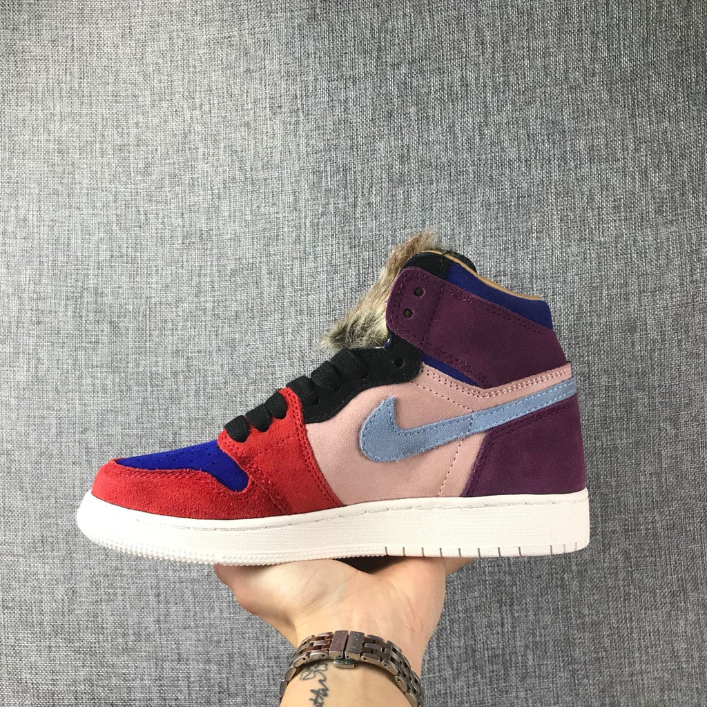Jordan 1 Retro High OG GG Red Purple High-Top Sneakers