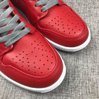 Jordan Air 1 Mid Red High-Top Sneakers 364770-603
