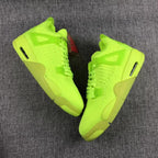 Jordan Air Jordan 4 Knit Fluorescent Green Sneakers