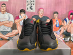 Jordan 13 Retro Black and Yellow Basketball Sneakers