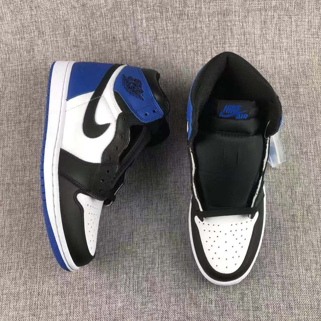 Air Jordan 1 Retro Fragment High Sneakers Black White Blue