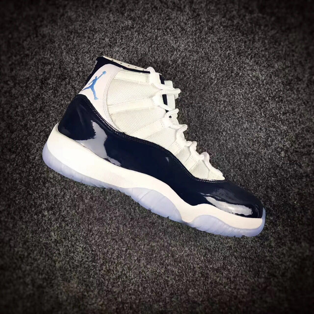 Jordan 11 Georgetown Navy High-Top Sneakers