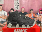 Nike Air Basketball Sneakers Black Grey Green
