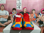 Nike Basketball Sneakers Red Multicolor