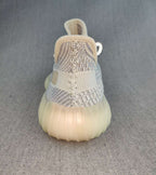 Yeezy 350 V2 Knit Sneakers in Gray and Cream