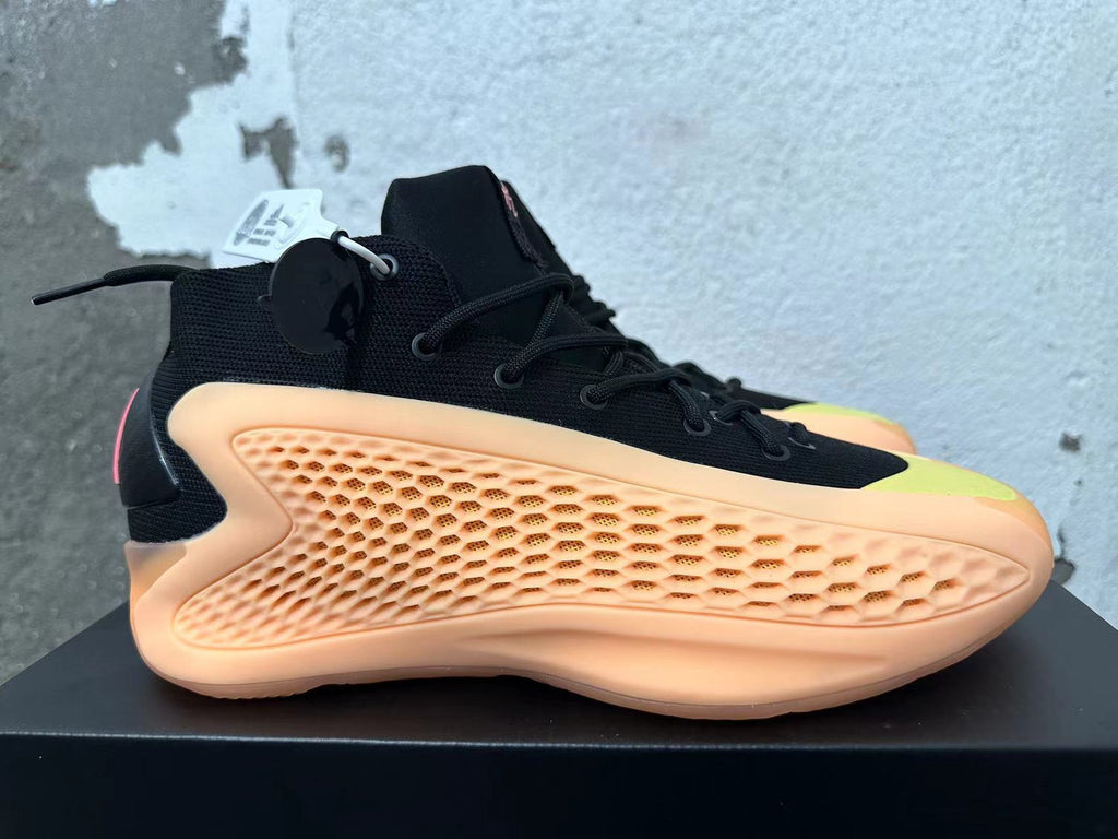 adidas Basketball Shoes in Black, Orange and Neon Yellow