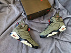 Air Jordan 6 TS 3M High-Top Sneakers Olive