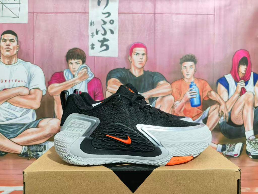 Nike GT Cut Basketball Sneakers Black Grey Orange
