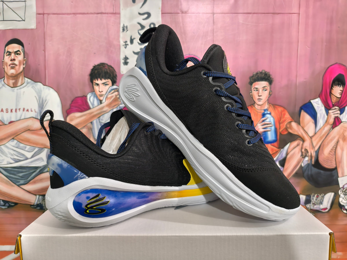 Black and Blue Basketball Sneakers