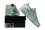 Nike Air Max 90 QS Sneakers in Gray and Lime