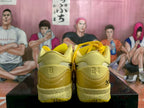 Nike Basketball Sneakers Yellow Black