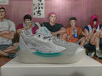 Jordan Guo Ailun Basketball Sneakers Grey Teal