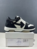 Off-White Out Of Office Low-Top Sneakers Black White OMAI89C99