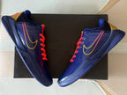 Nike Kobe 5 Clark PE Basketball Sneakers Navy Red Yellow