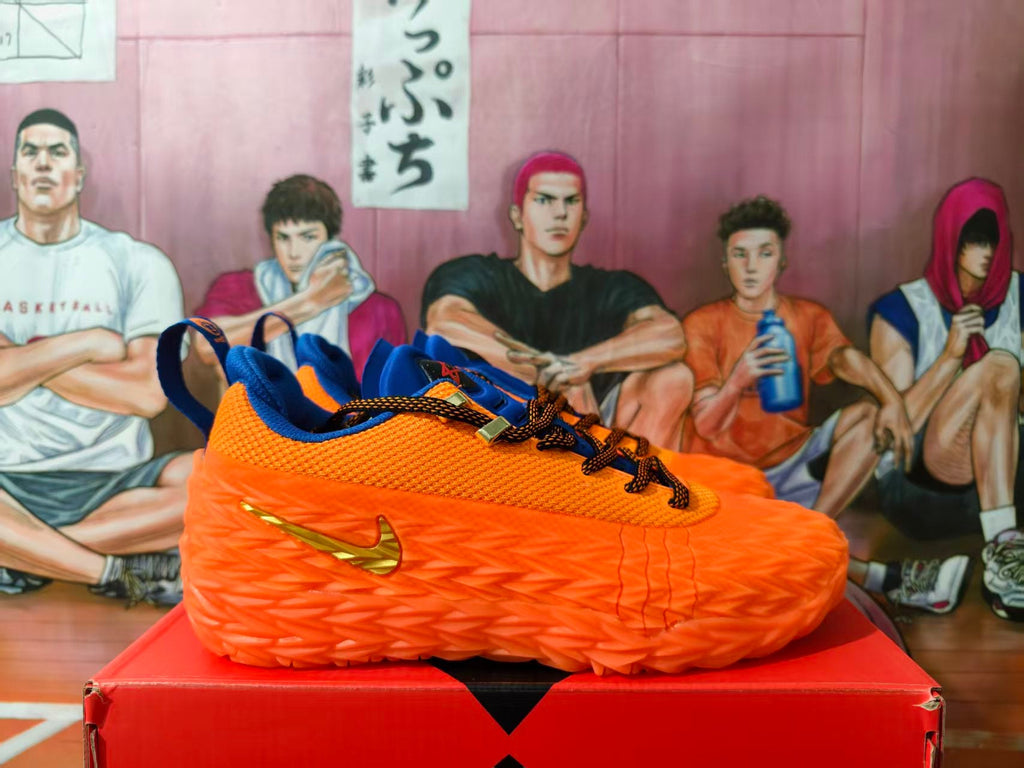 Nike Basketball Sneakers in Orange and Blue