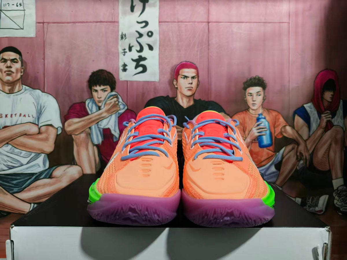 Nike Basketball Sneakers in Orange and Purple