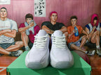 Jordan White Basketball Sneakers