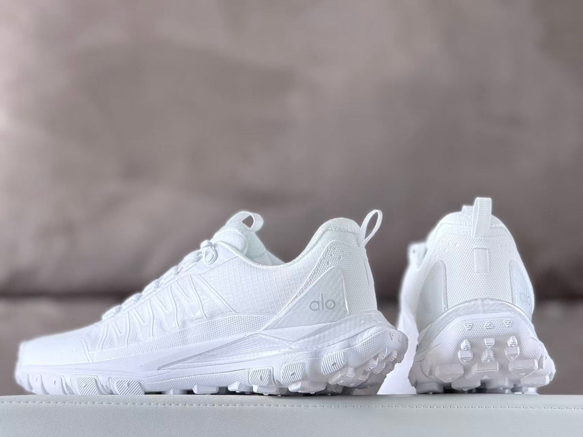 Alo White All-Terrain Hiking Sneakers