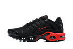 Nike Air Max Plus Black and Red Sneakers