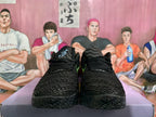 Nike Black Basketball Sneakers with Red and Green Accents