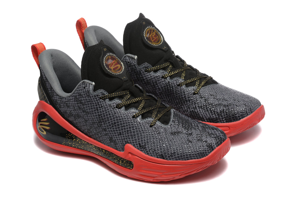 Curry Basketball Shoes Black Red 901-14