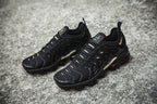 Nike Air Max Plus TN-11 Black and Gold Sneakers