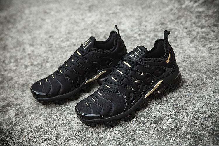 Nike Air Max Plus TN-11 Black and Gold Sneakers