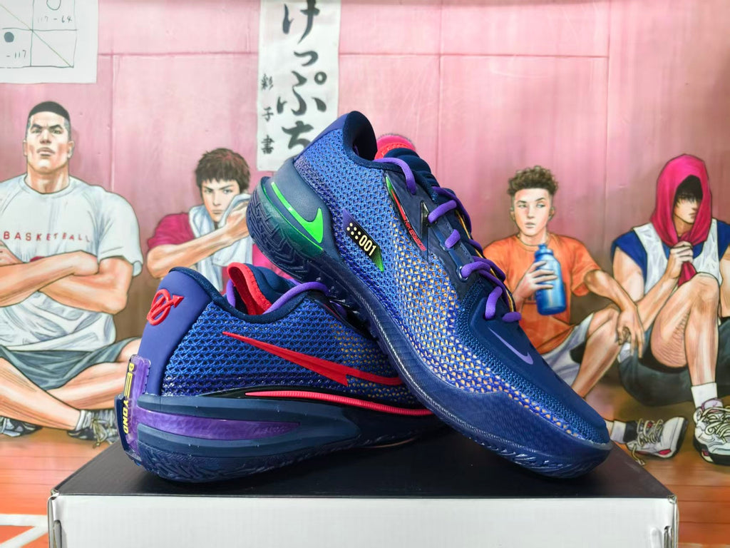 Nike GT Basketball Shoes in Purple and Blue