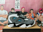Nike Gray Blue Basketball Sneakers